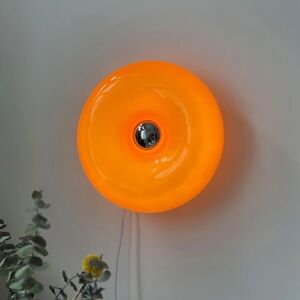 Nordic Glass Donut Lamp beautiful warm lighting